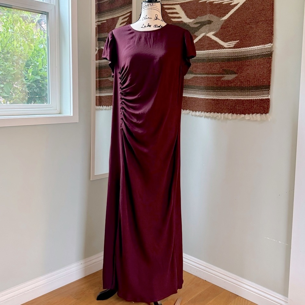 NWT Reformation Frasier Dress in Prune